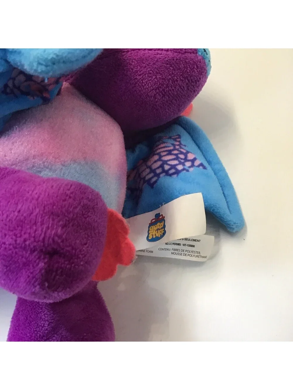 Good Stuff Purple Pterodactyl Dinosaur Plush 8” Stuffed Animal Toy